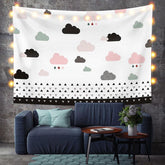 Lofaris Rainy Cloud Funny Landscape Family Custom Tapestry